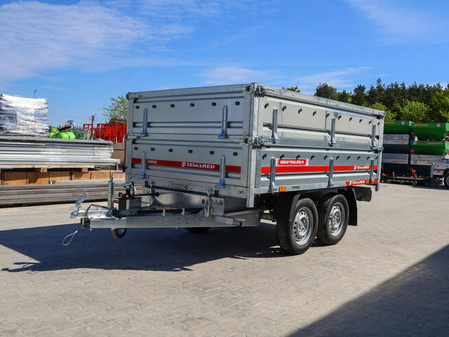 Przyczepa TEMARED TIPPER 2515/2 0,75T wywrotka dwuosiowa