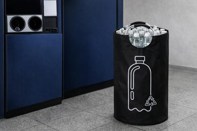 Worek tekstylny składany 82L z aluminiowymi uchwytami