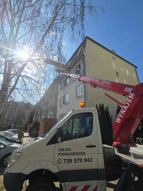 Podnośnik koszowy Warszawa zwyżka wynajem