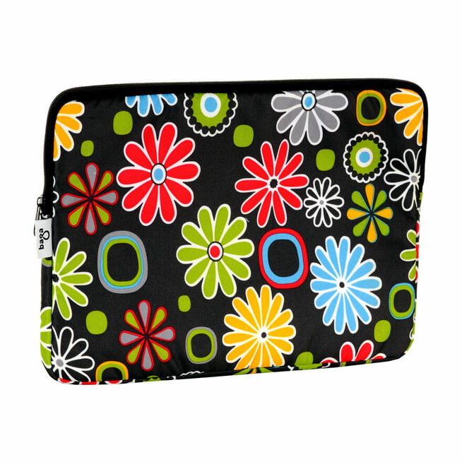 Pokrowiec na laptop wodoodporny w kwiatki 15-15,6