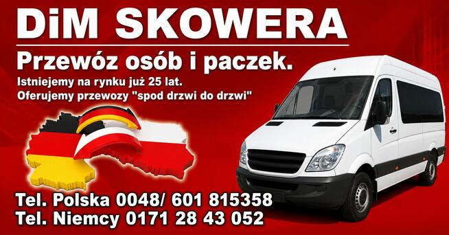 Przewóz osób i paczek Polska Niemcy
