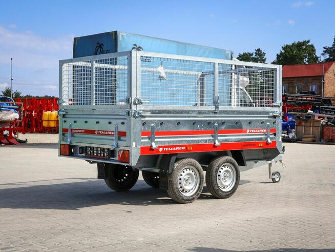 Przyczepa TEMARED TRANSPORTER 2515/2 z burtami siatkowymi 60