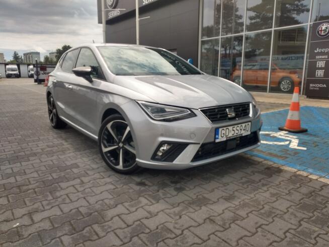 Seat Ibiza 1.0 TSI 115km led kamera cofania cyfrowe zegary full link fv23%