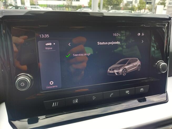 Seat Ibiza 1.0 TSI 115km led kamera cofania cyfrowe zegary full link fv23%