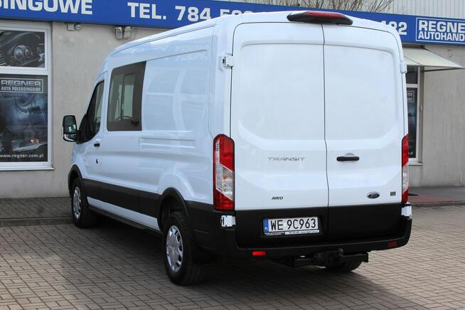 Ford Transit 4x4 SalonPL 6-osobowy FV23% L3 Kamera Parktronic Tempomat