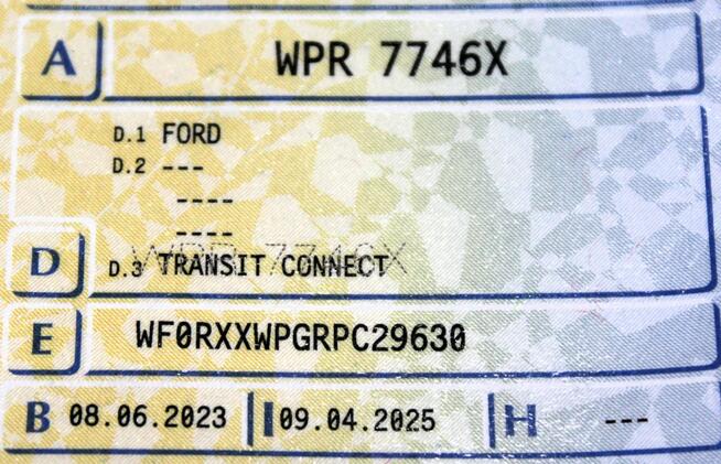 Ford Transit Connect Kamera Tempomat Parktonic 100KM FV23% 1WŁ