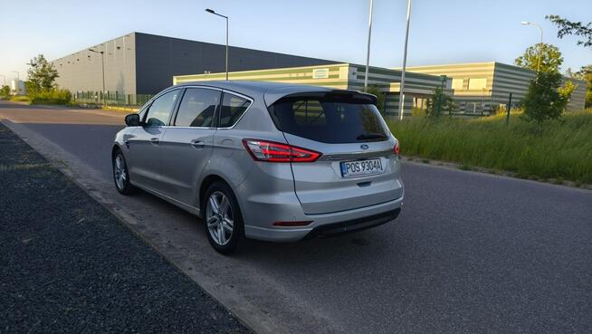 Ford S-Max 2017r 2.0D Automat 7os Panorama Tempomat Asystent Parkowania Skóra