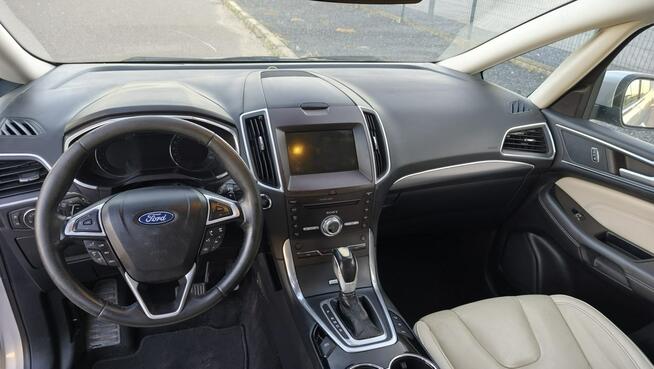 Ford S-Max 2017r 2.0D Automat 7os Panorama Tempomat Asystent Parkowania Skóra