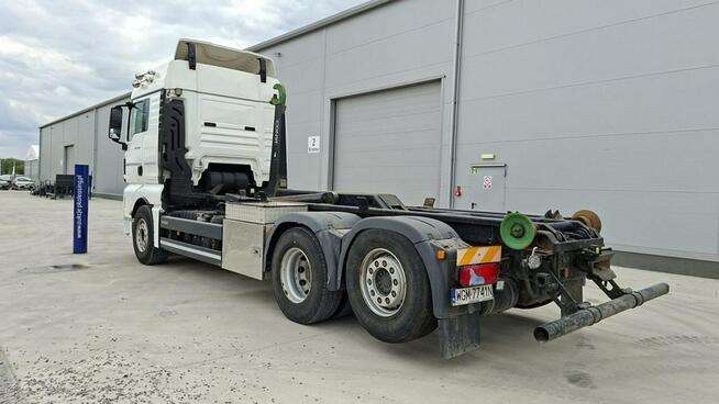 MAN TGX 26.510 BL-CH(GX) E6 26.0t + Zbudowa hakowa do przewodu kontenerów HS 2