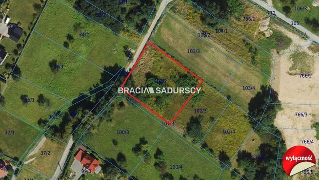 Działka rolna Balice gm. Zabierzów, Wrzosowa