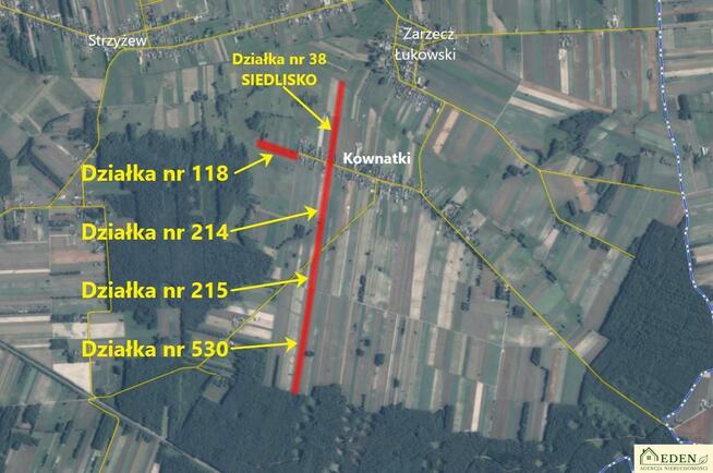 Działka rolno-budowlana Kownatki gm. Łuków