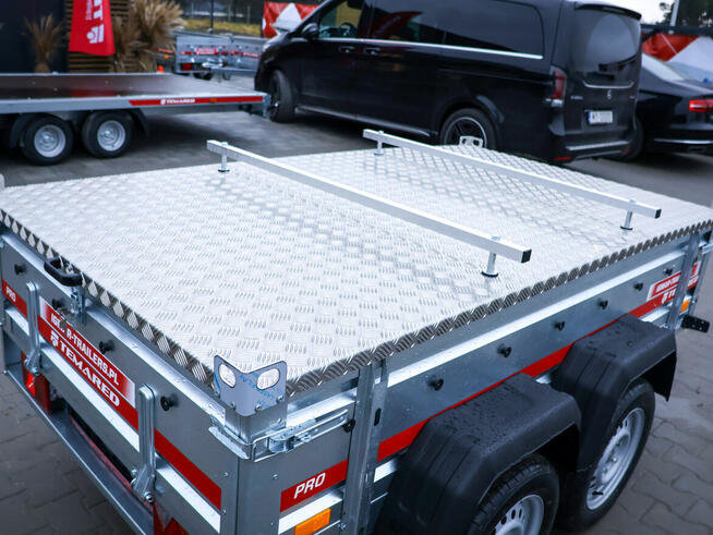 Przyczepa TEMARED PRO 2312/2 z pokrywą aluminiową DMC 750 kg