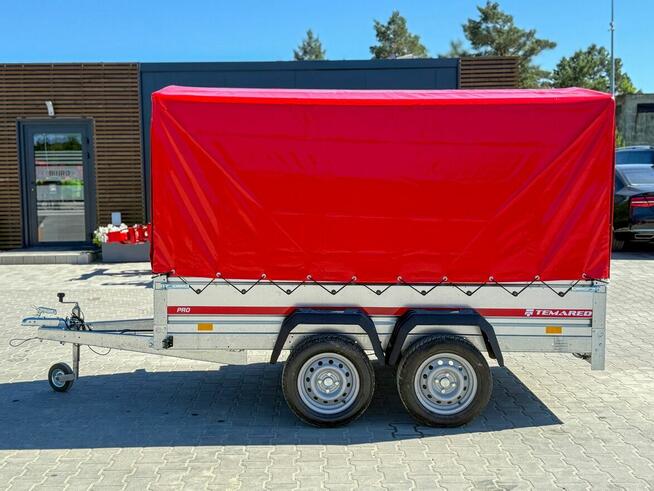 TEMARED PRO 2612/2 przyczepa dwuosiowa z plandeką 264x126cm