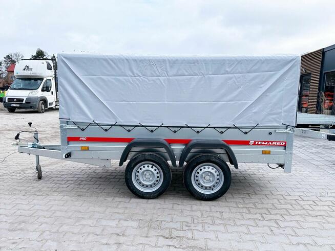 Przyczepka TEMARED PRO 2612/2 z plandeką 80 cm DMC 750 kg