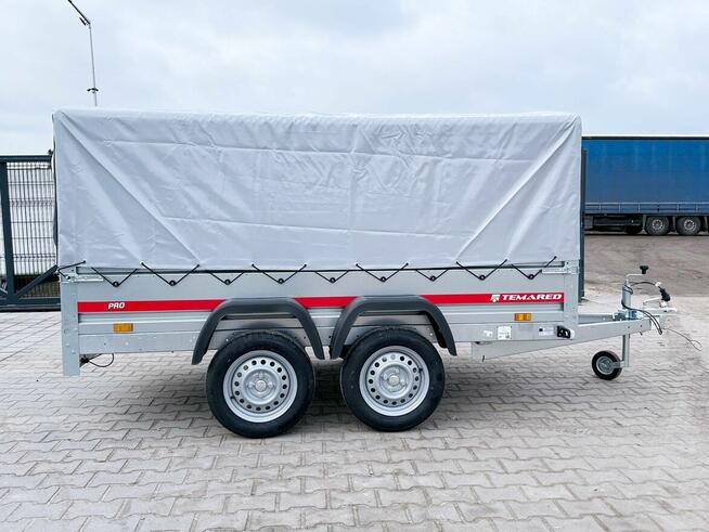 Przyczepka TEMARED PRO 2612/2 z plandeką 80 cm DMC 750 kg