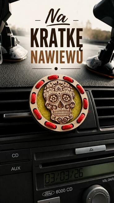 Dyfuzor Zapachowy do Samochodu Drewniany | Odświeżacz Powiet
