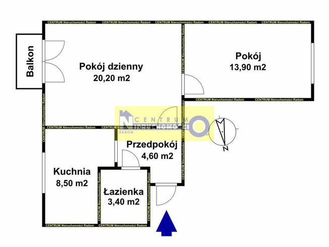 Centrum, M3 50,60 m2, ul. Mickiewicza