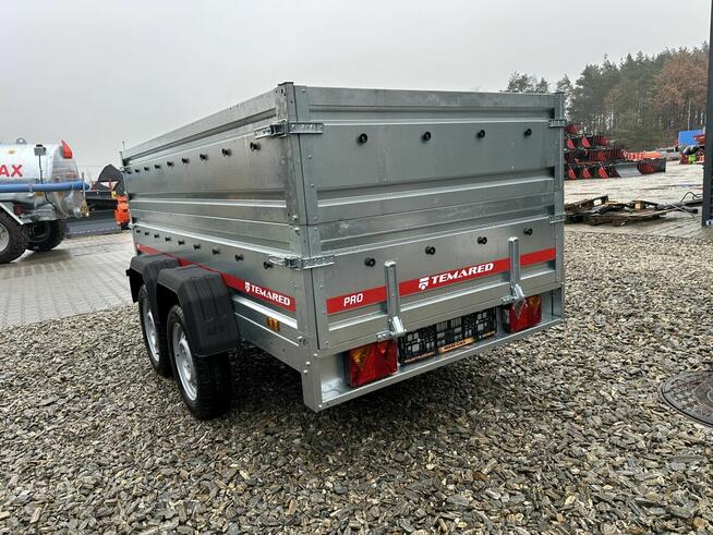 Przyczepa TEMARED PRO 2612/2 z burtami BIS stalowymi 40 cm