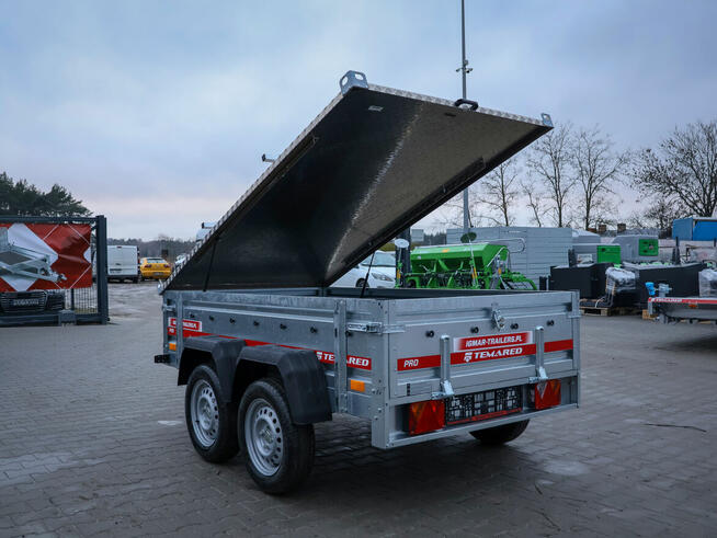 Przyczepa TEMARED PRO 2312/2 z pokrywą aluminiową DMC 750 kg