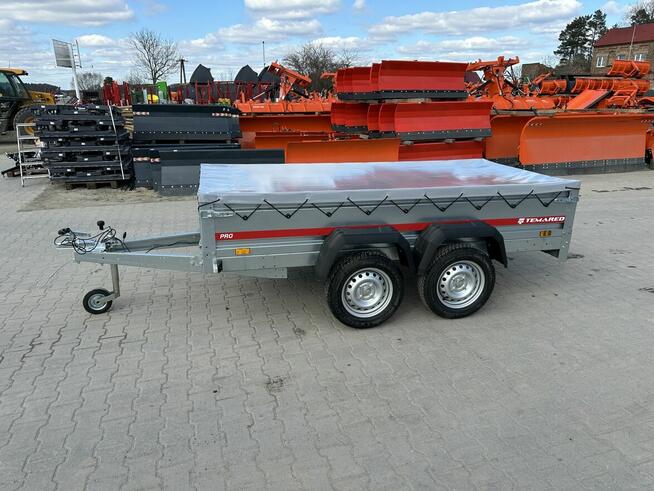 TEMARED PRO 2612/2 przyczepa z plandeką płaską DMC 750 kg