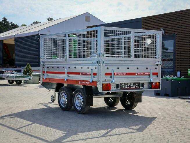 Przyczepa TEMARED TRANSPORTER 2515/2 z burtami siatkowymi 60