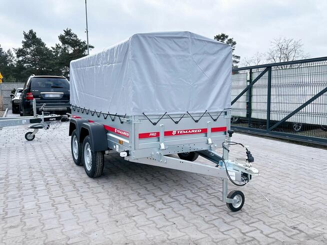 Przyczepka TEMARED PRO 2612/2 z plandeką 80 cm DMC 750 kg