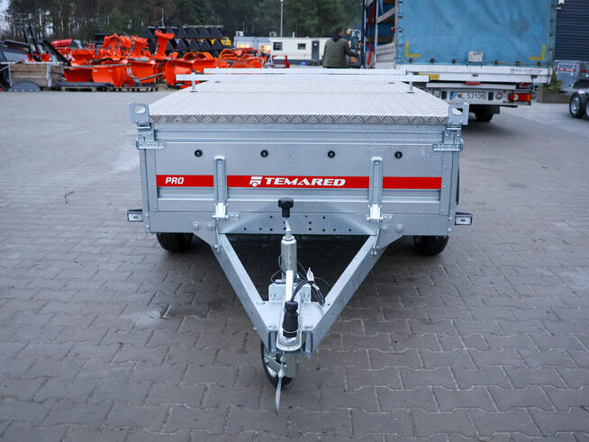 Przyczepa TEMARED PRO 2312/2 z pokrywą aluminiową DMC 750 kg
