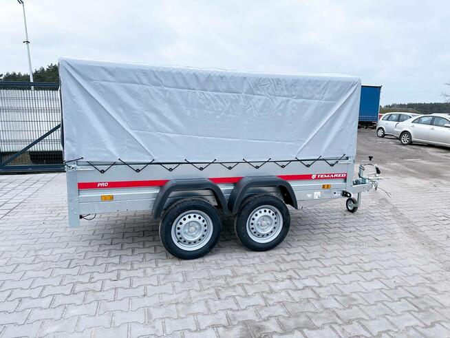 Przyczepka TEMARED PRO 2612/2 z plandeką 80 cm DMC 750 kg