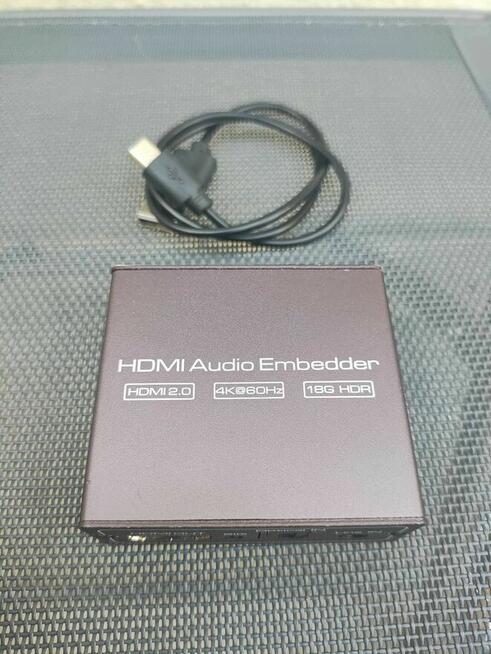 Konwerter Ekstraktor dźwięku Audio HDMI Splitter optyczny