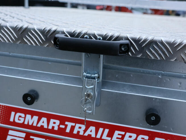 Przyczepa TEMARED PRO 2312/2 z pokrywą aluminiową DMC 750 kg