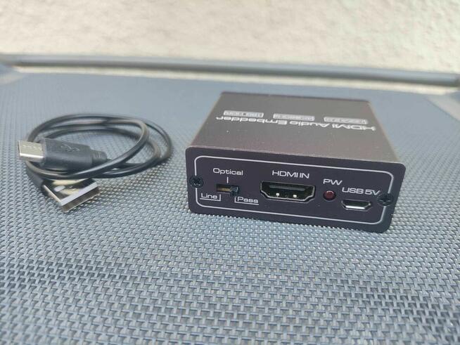 Konwerter Ekstraktor dźwięku Audio HDMI Splitter optyczny