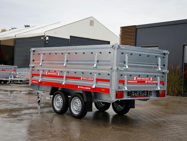 Przyczepa TEMARED TRANSPORTER 3015/2 burty BIS stalowe 40 cm