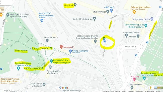 BEZPOŚREDNIO wynajmę dwupokojowe mieszkanie Kraków CENTRUM