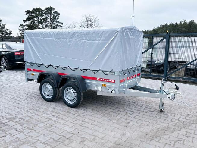 Przyczepka TEMARED PRO 2612/2 z plandeką 80 cm DMC 750 kg