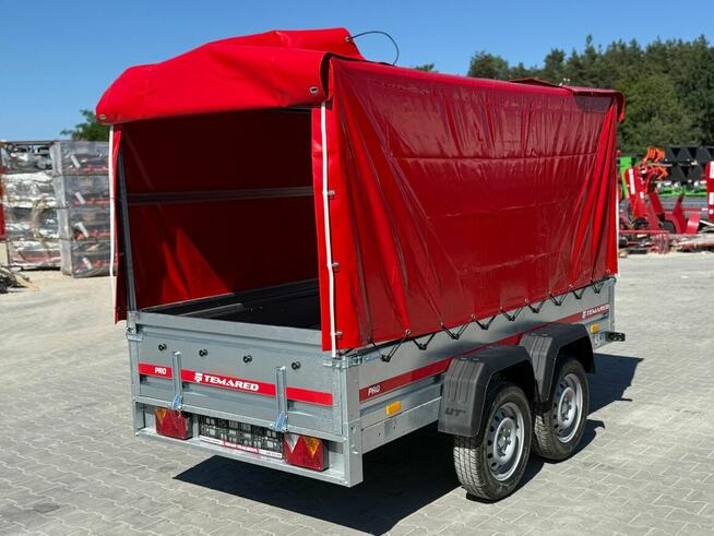 TEMARED PRO 2612/2 przyczepa dwuosiowa z plandeką 264x126cm