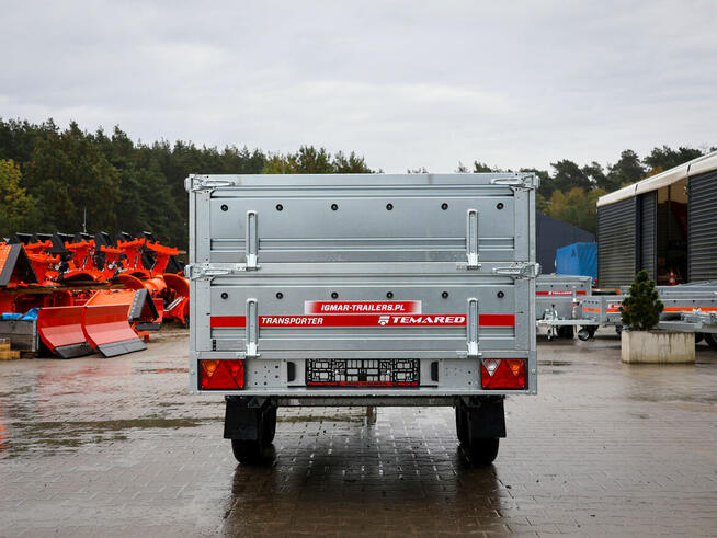Przyczepa TEMARED TRANSPORTER 3015/2 burty BIS stalowe 40 cm