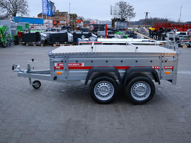 Przyczepa TEMARED PRO 2312/2 z pokrywą aluminiową DMC 750 kg