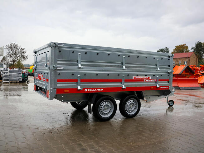 Przyczepa TEMARED TRANSPORTER 3015/2 burty BIS stalowe 40 cm