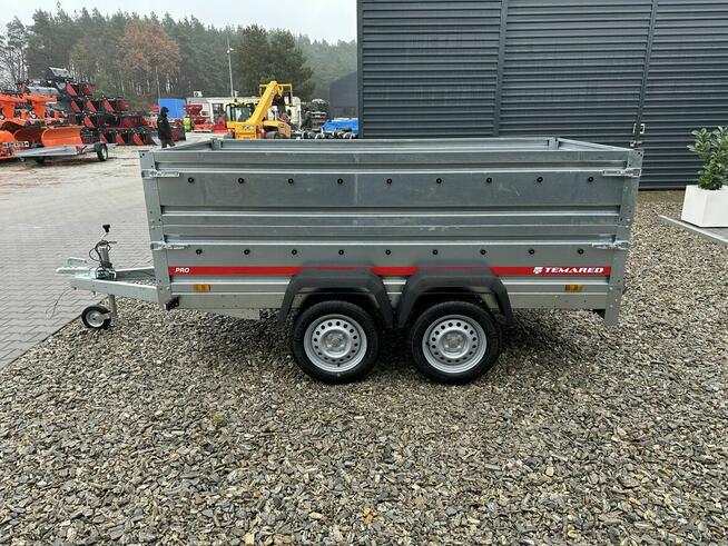 Przyczepa TEMARED PRO 2612/2 z burtami BIS stalowymi 40 cm