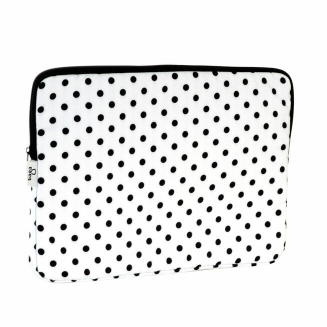 Pokrowiec na laptop wodoodporny w groszki 15-15,6