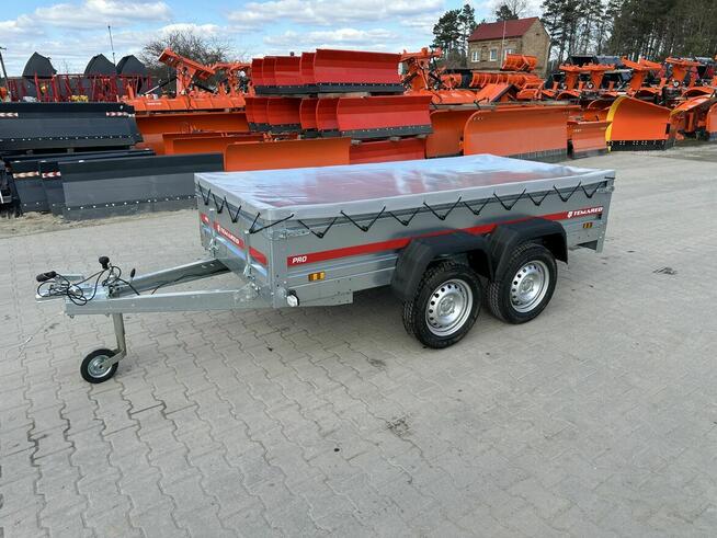 TEMARED PRO 2612/2 przyczepa z plandeką płaską DMC 750 kg