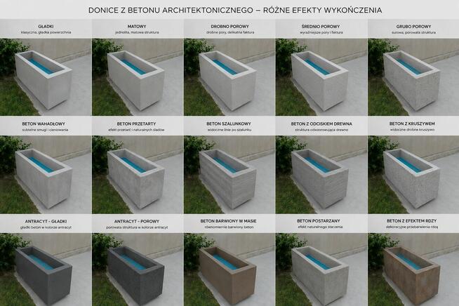 Nowoczesne donice na wymiar
