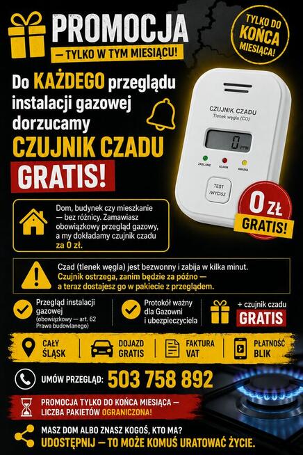 Pogotowie Gazowe Nieszczelności Gazownik 24 Chorzów