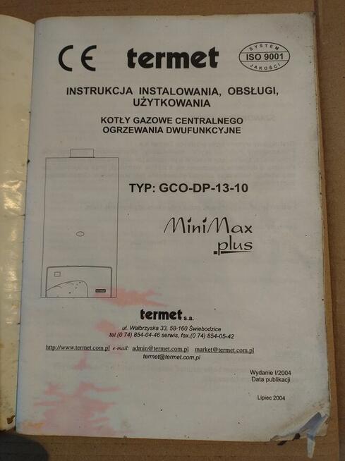Kocioł gazowy termet