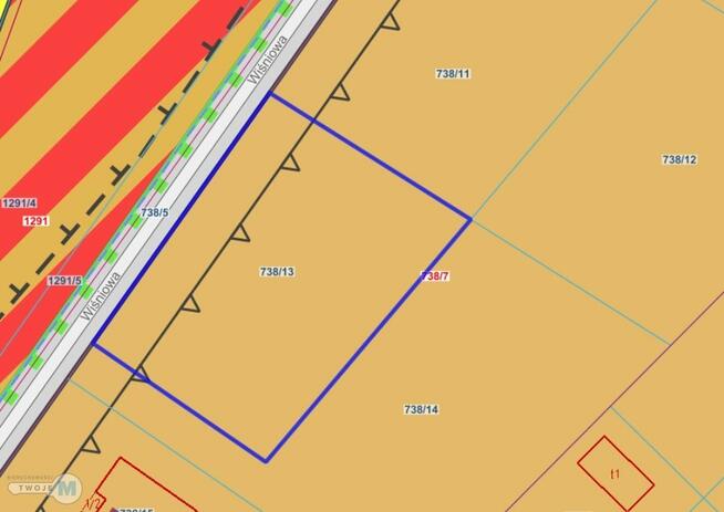 Działka budowlana Miedziana Góra Kostomłoty Pierwsze