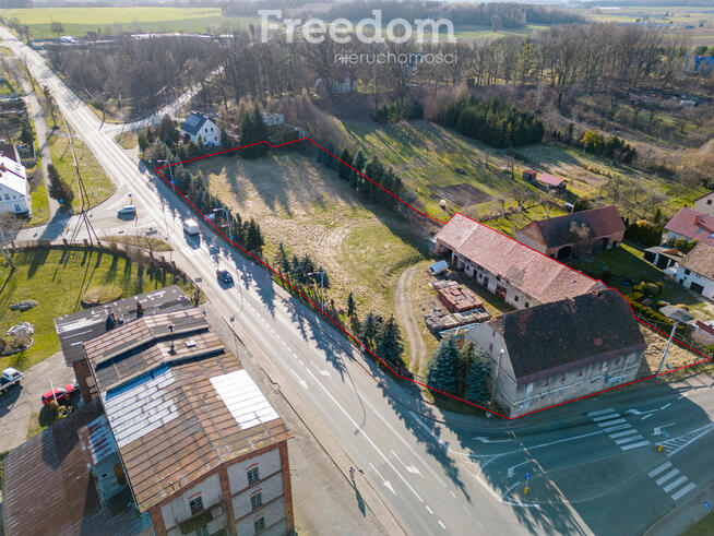 Na sprzedaż działka usługowa 25 ar z zabudowaniami