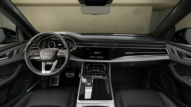 Audi Q8 MatrixHD_B&O_Kamera360_Hak_Panorama_Masaże_Webasto_Wentylacja_FV23%