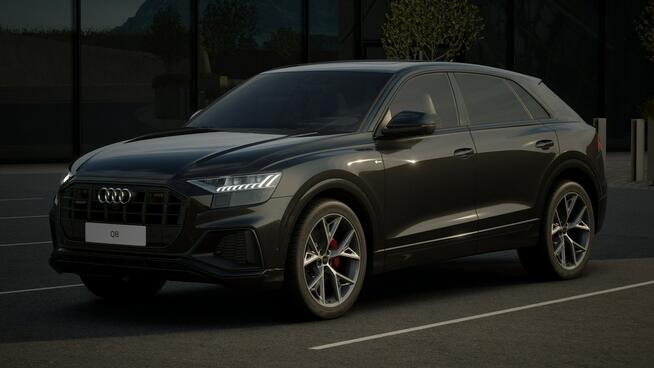 Audi Q8 MatrixHD_B&O_Kamera360_Hak_Panorama_Masaże_Webasto_Wentylacja_FV23%