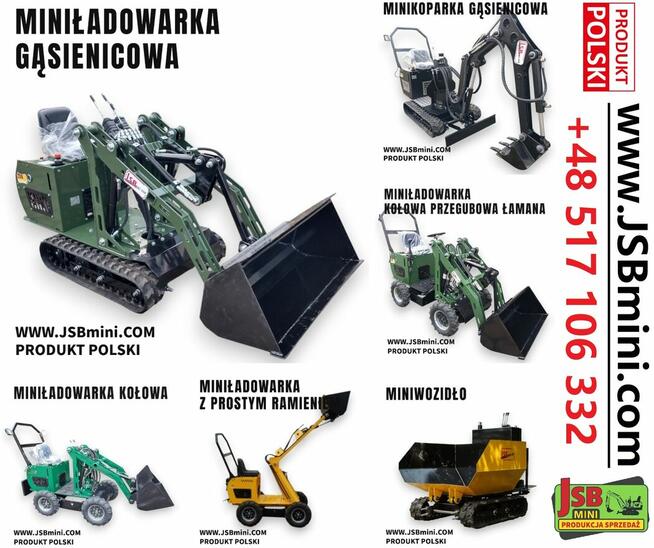Osprzęt Rolniczy Budowlany Koparki Ładowarki Wozidła POLSKIE