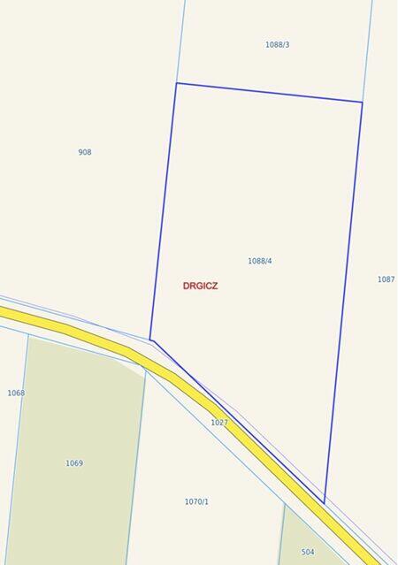 Działka budowlana 3150 m2 z warunkami zabudowy